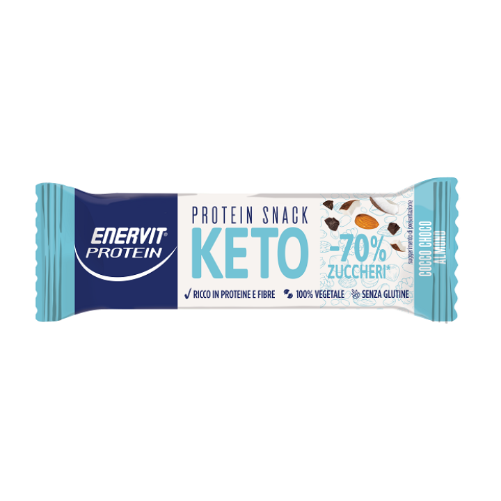 ENERVIT PROTEIN KETO SNACK COCCO CHOCO ALMOND 35 G