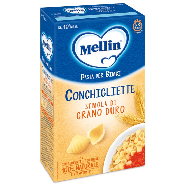 MELLIN CONCHIGLIETTE 100% GRANO DURO 280 G MELLIN CONCHIGLIETTE 100% GRANO DURO 280 G
