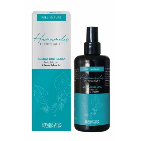 ACQUA DISTILLATA ARRICCHITA HAMAMELIS PURIFICANTE PELLI IMPURE 200 ML ACQUA DISTILLATA ARRICCHITA HAMAMELIS PURIFICANTE PELLI IMPURE 200 ML