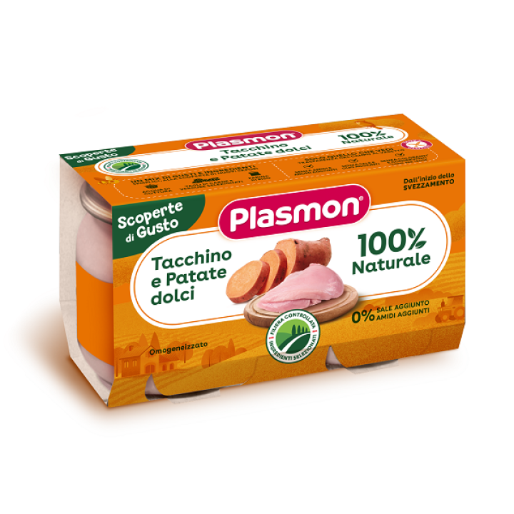 PLASMON OMOG TACCHINO PATA 2X120