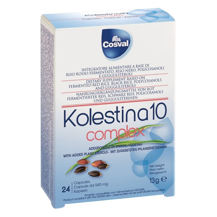 KOLESTINA 10 COMPLEX 24 CAPSULE NUOVA FORMULA