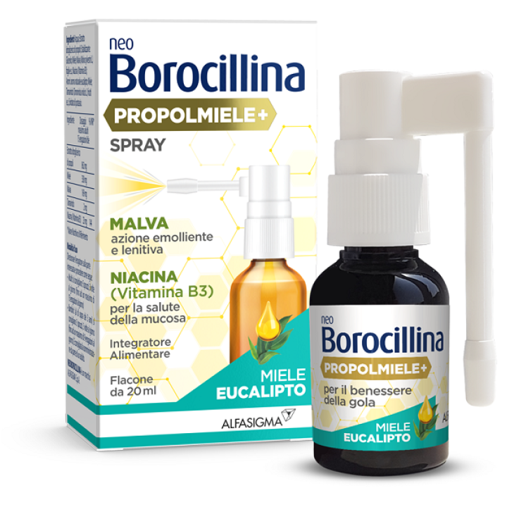 NEOBOROCILLINA PROPOLMIELE+ SPRAY MIELE EUCALIPTO 20 ML