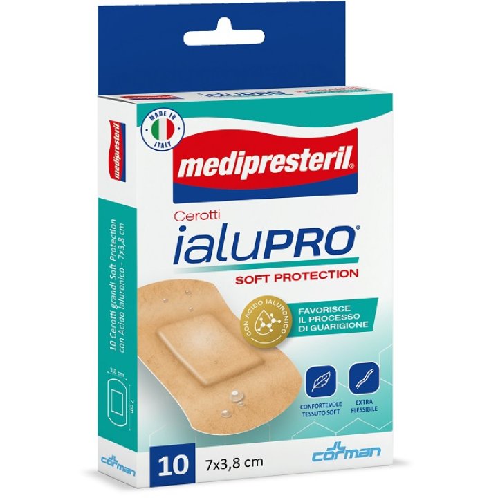 MEDIPRESTERIL CEROTTI IALUPRO SOFT PROTECTION SUPER 7X3,8CM 10 PEZZI