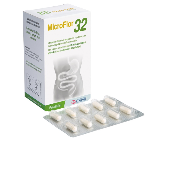 MICROFLOR 32 60 CAPSULE 366 MG NO FRI