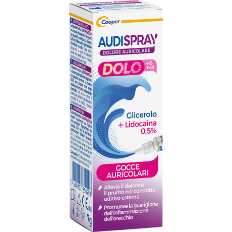 AUDISPRAY DOLO +6 MESI CCE AURICOLARI BAMBINI 7 G