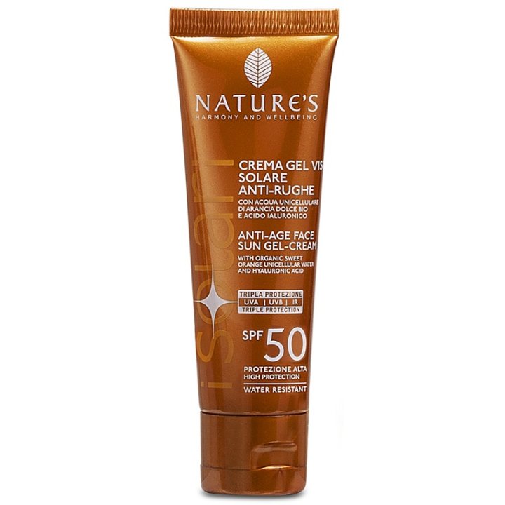 NATURE\'S I SOLARI CREMA GEL VISO ANTIRUGHE SPF50 50 ML