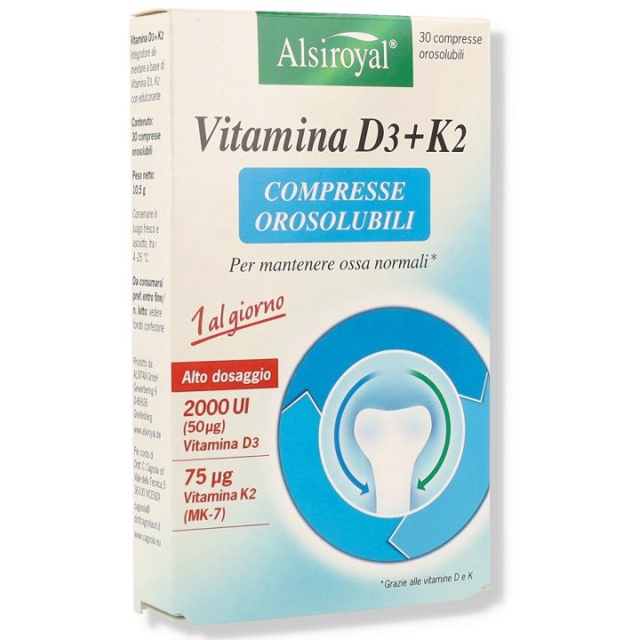 VITAMINA D3+K2 30 COMPRESSE