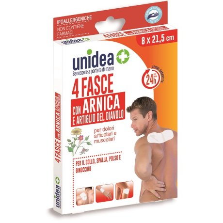 UNIDEA CEROTTO ALL\'ARNICA 8 X 21,5 MM 4 PEZZI