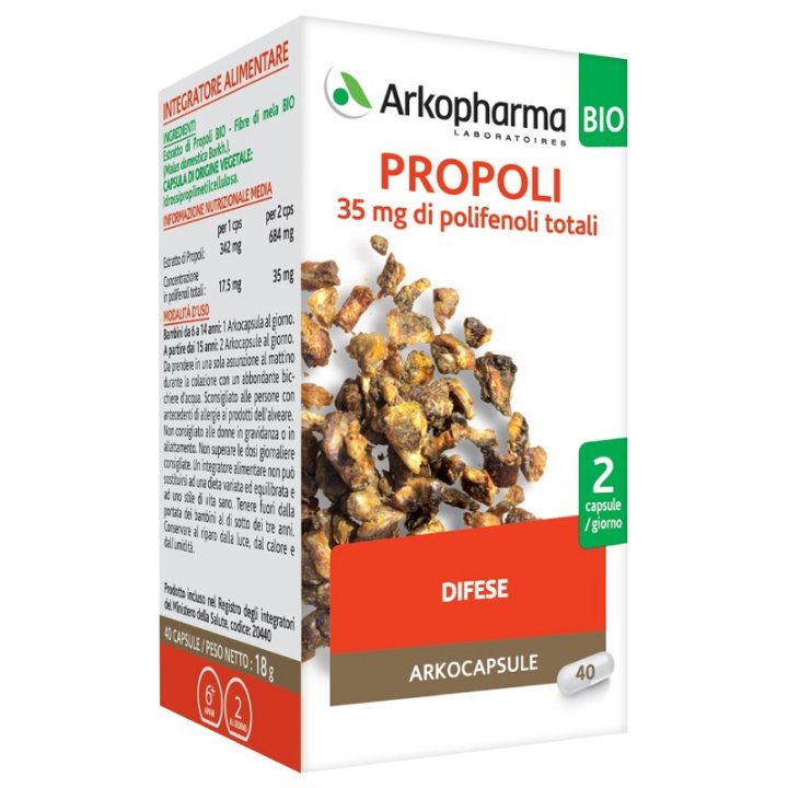 ARKO CAPSULE PROPOLI BIO 40 CAPSULE