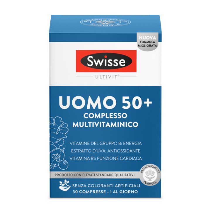 SWISSE MULTIVITAMINICO UOMO 50+ 30 COMPRESSE