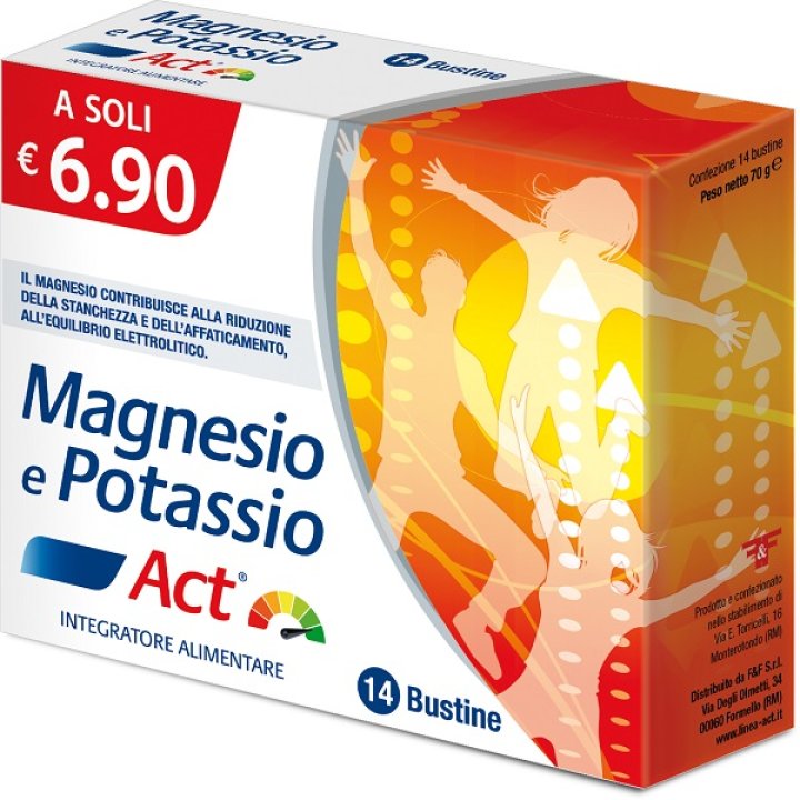 MAGNESIO E POTASSIO ACT 14 BUSTINE 5 G