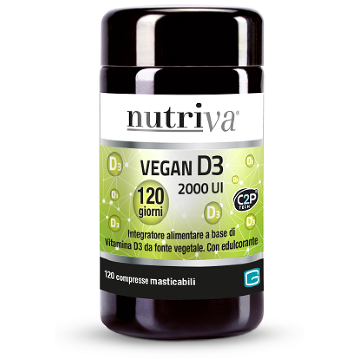 NUTRIVA VEGAN D3 120CPR