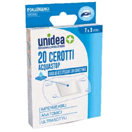 CEROTTO UNIDEA MISURA GRANDE IMPERMEABILE 7 X 3 CM 20 PEZZI