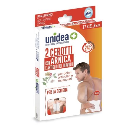 UNIDEA CEROTTO ALL\'ARNICA 17 X 21,8 MM 2 PEZZI