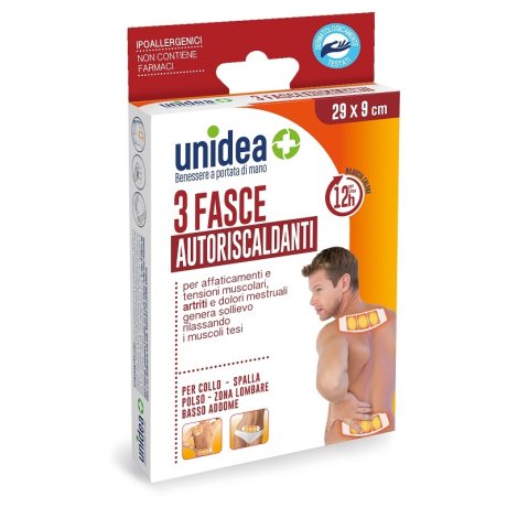 FASCIA RISCALDANTE UNIDEA 3 PEZZI