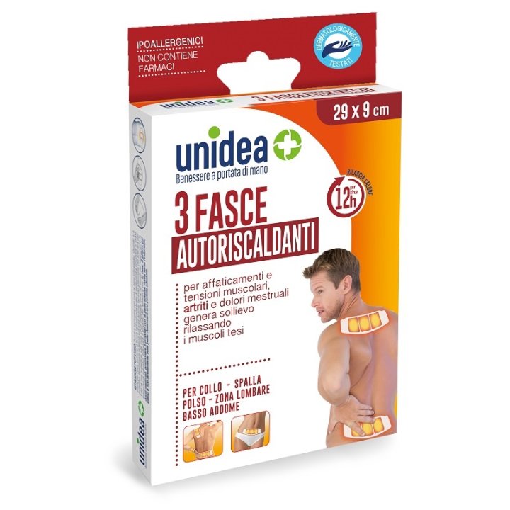 FASCIA RISCALDANTE UNIDEA 3 PEZZI