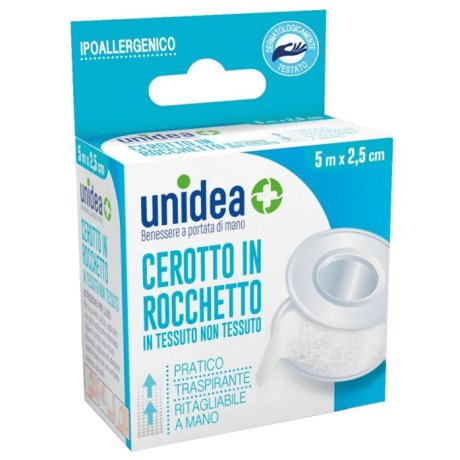 CEROTTO IN ROCCHETTO UNIDEA TESSUTO NON TESSUTO 5 M X 2,5 CME 1 PEZZO