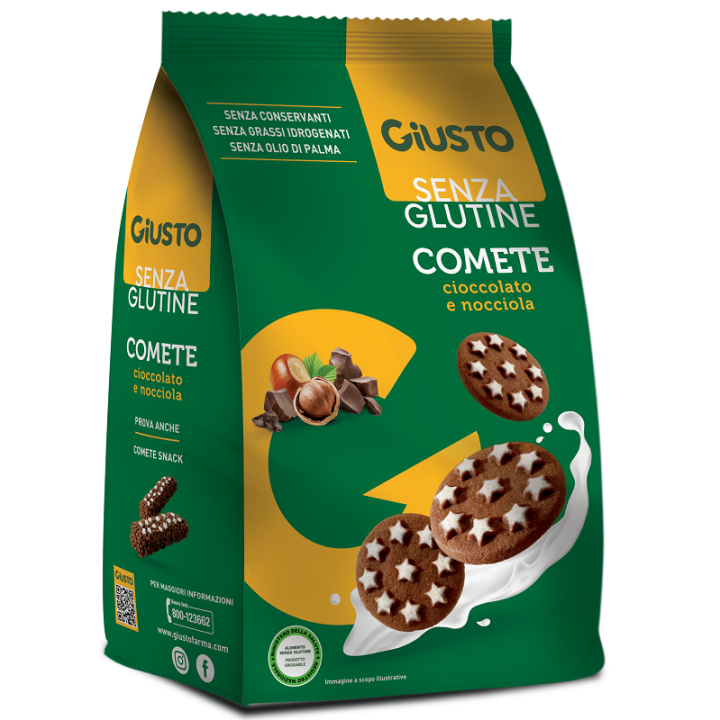 GIUSTO SENZA GLUTINE COMETE BISCOTTI 200 G