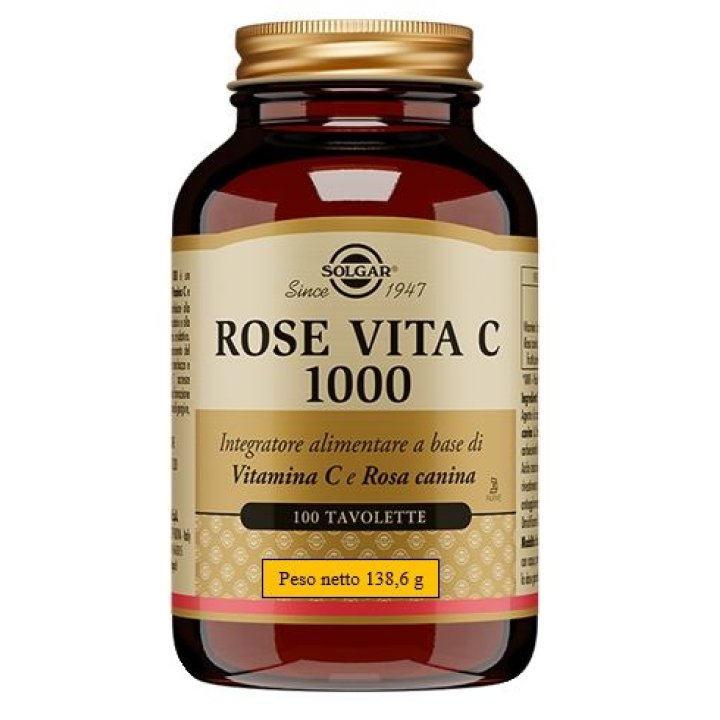 Solgar Rose Vita C 1000 - 100 tavolette