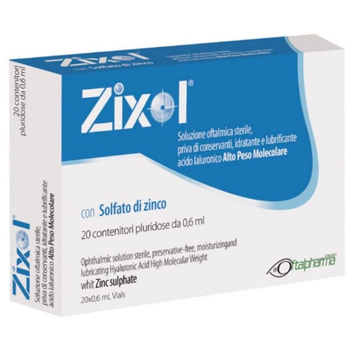 CCE OCULARI ZIXOL 20 FLACONCINI 0,6 ML