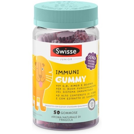 SWISSE JUNIOR IMMUNI GUMMY 50 PASTIGLIE MMOSE