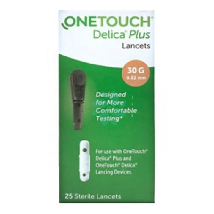 LANCETTE PUNGIDITO ONETOUCH DELICA PLUS 25 PEZZI