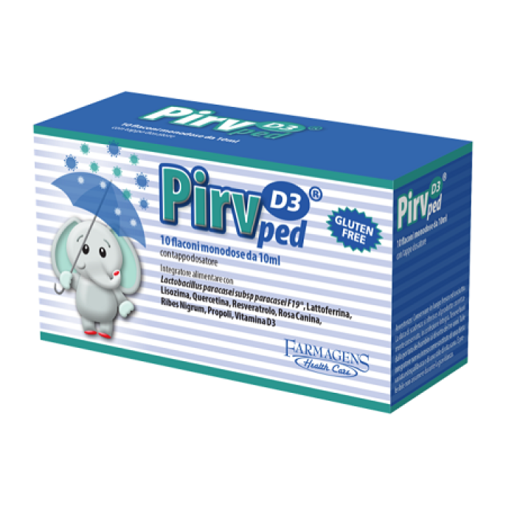 PIRV D3 PED 10 FLACONI MONODOSE