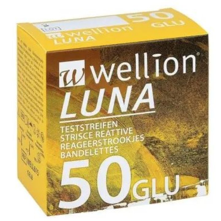 WELLION LUNA 50 STRIPS STRISCE PER MISURAZIONE GLICEMIA