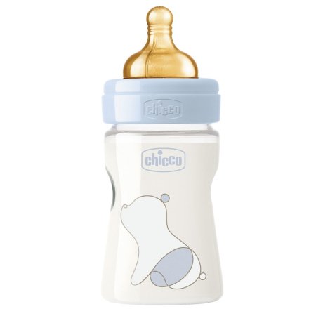 CHICCO BIBERON ORIGINAL 150ML TOUCH 1 FORO BOY CON TETTARELLA IN CAUCCIU\'