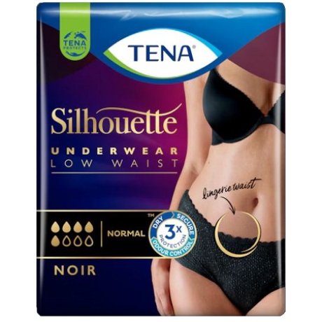 TENA SILHOUETTE NOIR M 10 PEZZI