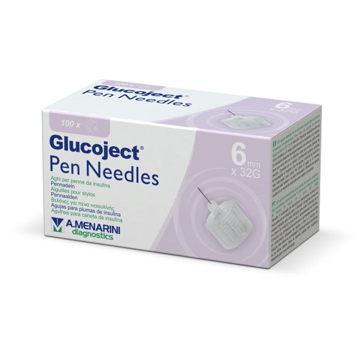 A PER PENNA DA INSULINA GLUCOJECT 6 MM GAUGE 32 100 PEZZI