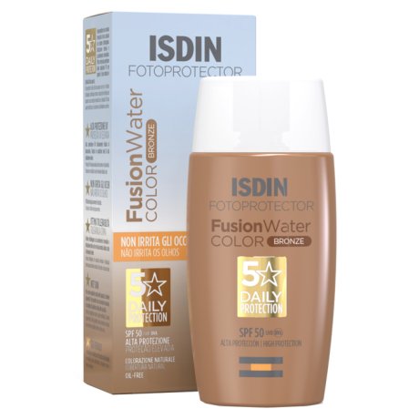 Isdin Fusion Water Color Bronze Fotoprotezione Colorata Ultraleggera - 50ml SPF50