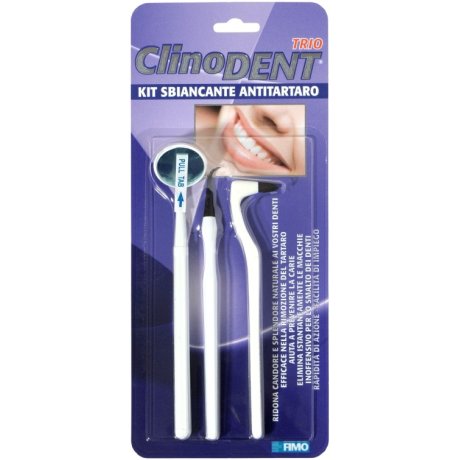 CLINODENT TRIO SBIANCANTE ANTI TARTARO 1 PEZZO
