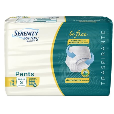 SERENITY PANTS SD SENSITIVE BE FREE EXTRA TAGLIA S 14 PEZZI