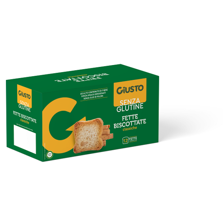 GIUSTO SENZA GLUTINE FETTE BISCOTTATE 150 G