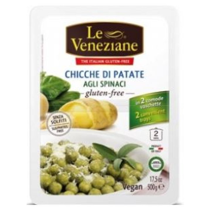 LE VENEZIANE CHICCHE DI PATATE AGLI SPINACI 500 G