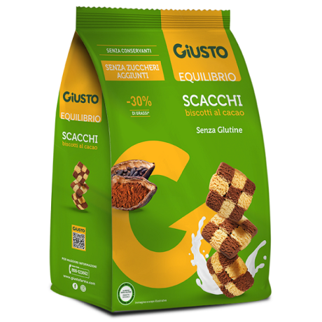 GIUSTO SENZA GLUTINE SCACCHI EQUILIBRIO 250 G