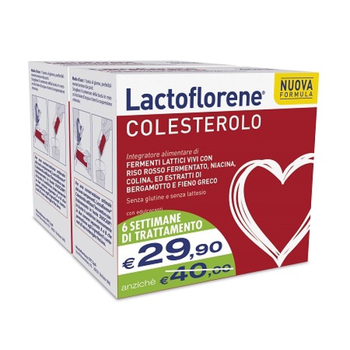 LACTOFLORENE COLESTEROLO BIPACK 20 + 20 BUSTINE