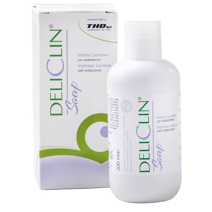 DELICLIN SOAP DETERGENTE INTIMO LENITIVO CON ANTIBATTERICO 200 ML