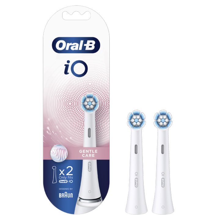 ORALB POWER REFILL IO GENTLE CLEAN WHITE 2 PEZZI