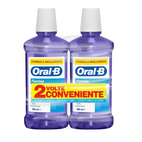 ORALB COLLUTORIO FLUORINSE BIPACCO 2X500 ML