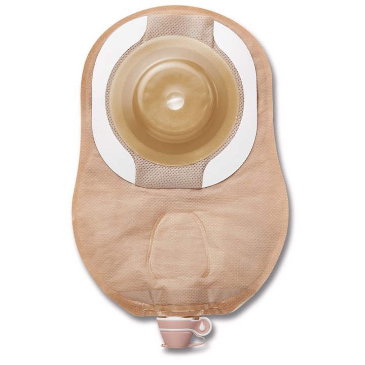 MODERMA FLEX CERAPLUS SACCA APERTA CONVESSA SOFT MIDI PER UROSTOMIA OPACA CON FINESTRA B/A PRETAGLIATA 25 MM