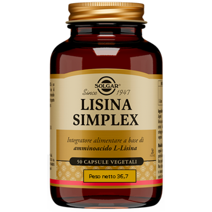 LISINA SIMPLEX 50 CAPSULE VEGETALI