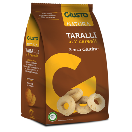 GIUSTO SENZA GLUTINE TARALLI 7 CEREALI 175 G