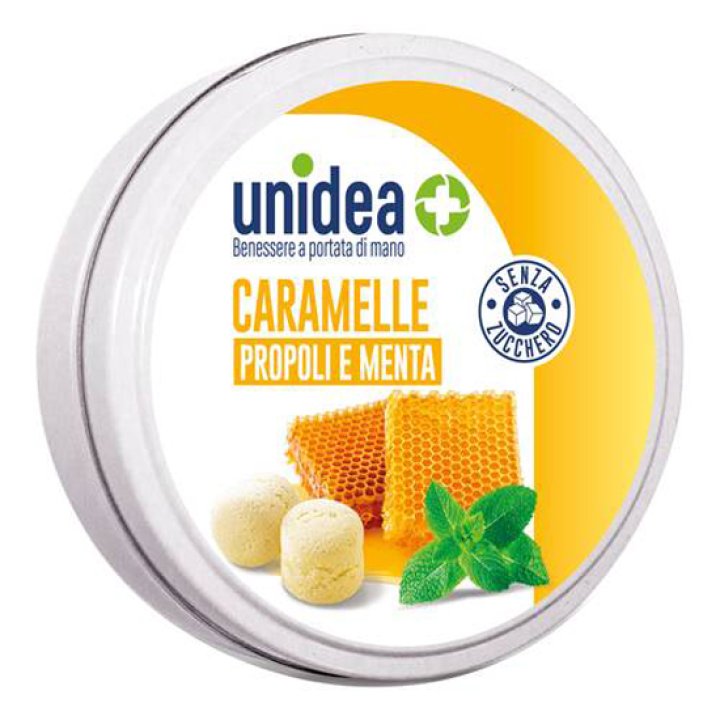 UNIDEA CARAMELLE PROPOLI E MENTA SENZA ZUCCHERO 40 G