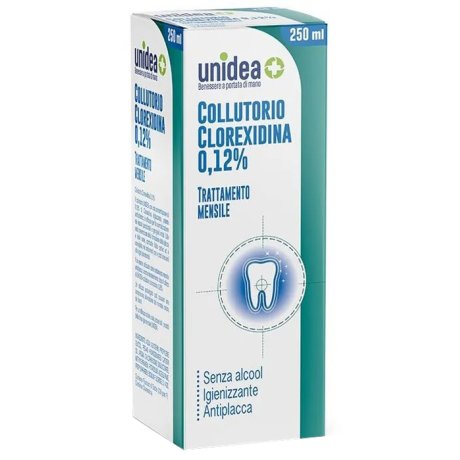 UNIDEA COLLUTORIO CLOREXIDINA 0,12% 250 ML