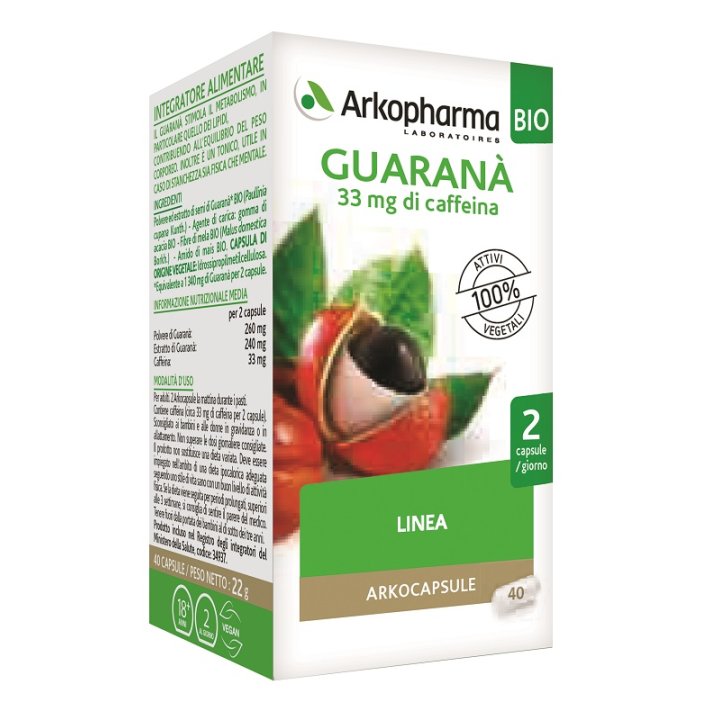 ARKO CAPSULE GUARANA\' BIO 40 CAPSULE