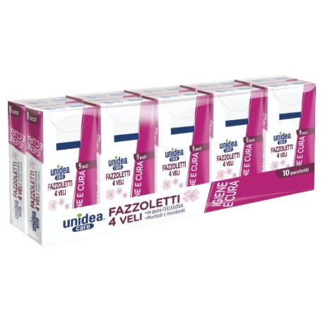 UNIDEA FAZZOLETTI 10 PACCHETTI 9 PEZZI