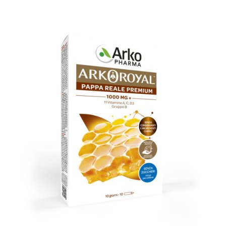ARKOROYAL IMMUNITA\' SENZA ZUCCHERO 10 FLACONCINI DA 15 ML