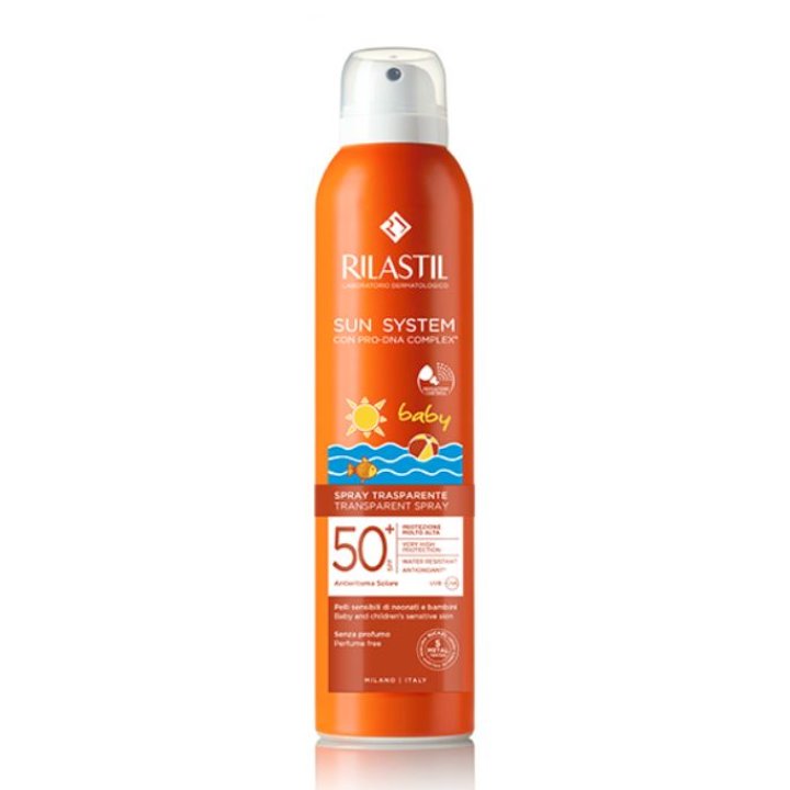 RILASTIL SUN SYSTEM BABY SPRAY TRASPARENTE SOLARE SPF 50 200 ML